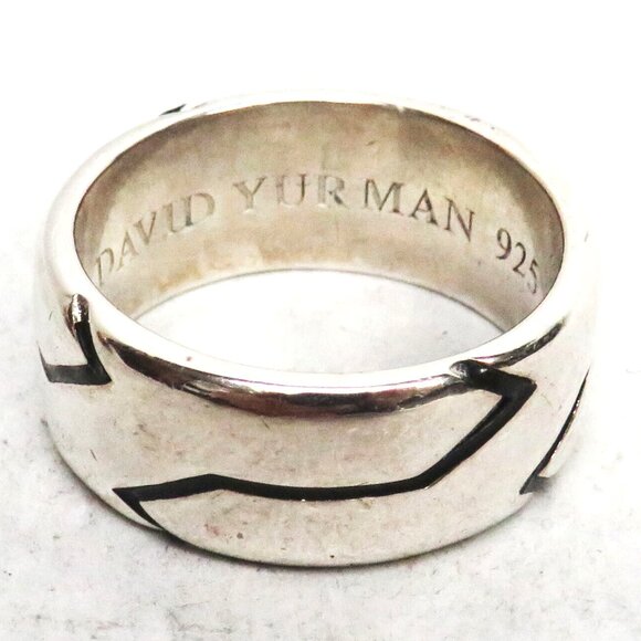 David Yurman Sterling Silver Heavy Men's Band - Picture 1 of 3